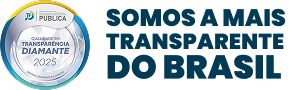 Banner 'Somos a mais transparente do Brasil.Pelo segundo ano consecutivo'