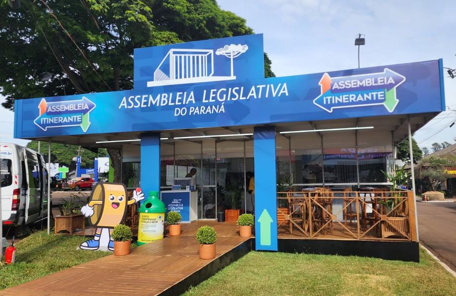 estande Assembleia Itinerante Maringá