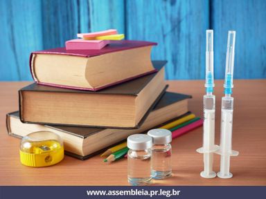 No Paraná, passaporte da vacina funciona desde 2010 na rede de ensino