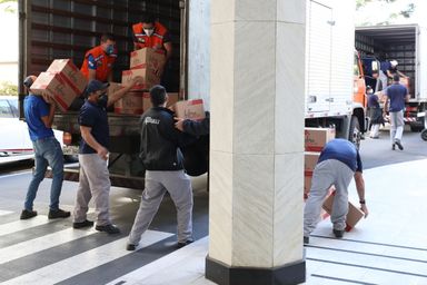 Ação solidária arrecada mais de 12 toneladas de alimentos entre os servidores da Assembleia