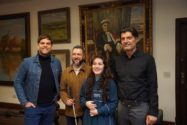 Deputado Goura (PDT) participa de reunião na UFPR sobre projeto de rotas acessíveis intercampi