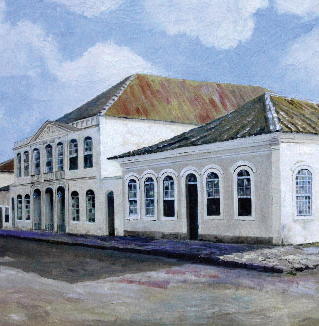 Ilustação do primeiro prédio da ALEP (1845 - 1945)