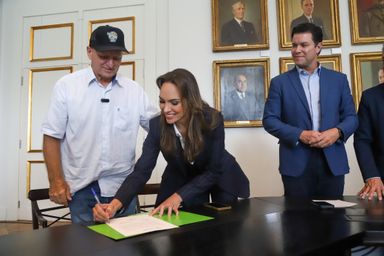 Deputada Maria Victoria (PP) destaca importância da construção de ponte entre Mirador e Guaporema