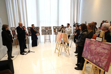 Exposição "Movimentos da Alma" reúne obras de pacientes com Parkinson no Legislativo