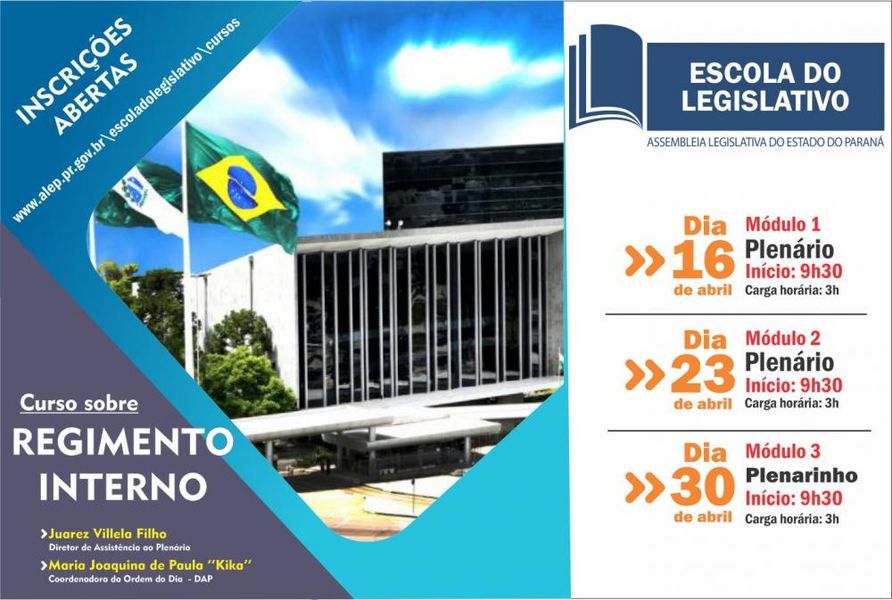 Curso Escola do Legislativo dia 16