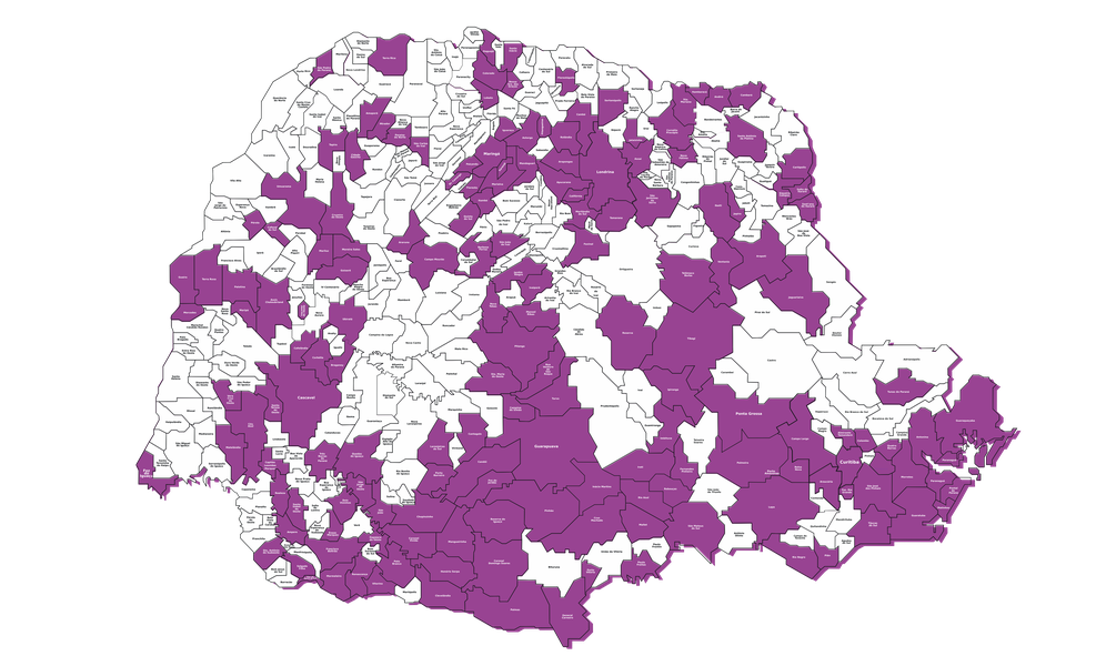 Mapa Procuradoria