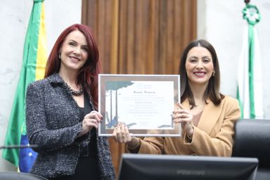 Ouvidora do Supremo Tribunal Federal recebe Menção Honrosa da Assembleia Legislativa