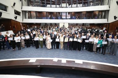 Assembleia Legislativa homenageia fisioterapeutas e terapeutas ocupacionais pelos relevantes serviços prestados à sociedade paranaense