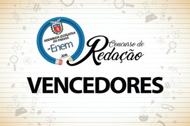 Assembleia Legislativa divulga nomes dos vencedores do seu "1º Concurso de Redação"
