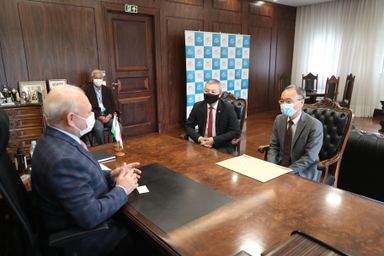 Cônsul do Japão em Curitiba é recebido na Assembleia Legislativa pelo presidente Ademar Traiano