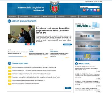 Em uma semana novo site da Assembleia Legislativa registra 42.423 visualizações