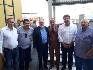 Corpo de Bombeiros tem o carinho da população, afirma Tercilio na posse do comandante Wilson