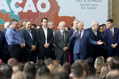 Presidente Traiano participa do lançamento de programa de saúde que conta com recursos da Assembleia