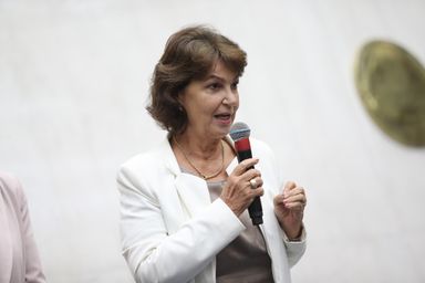 Deputada Cristina Silvestri (PP) destaca conquista do Selo Bronze da ABNT pela Assembleia e reforça compromisso no combate à violência contra mulheres