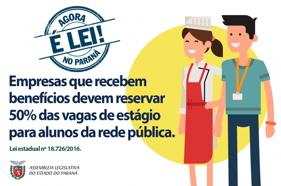 Agora é lei.
