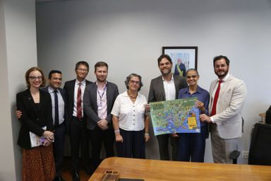 Deputado Goura (PDT) e ministra Marina Silva tratam da suspensão do repasse da indenização da Petrobras ao Paraná