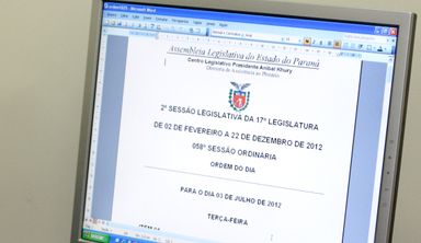 Protocolo online e digitalização de documentos das sessões plenárias já estão em funcionamento