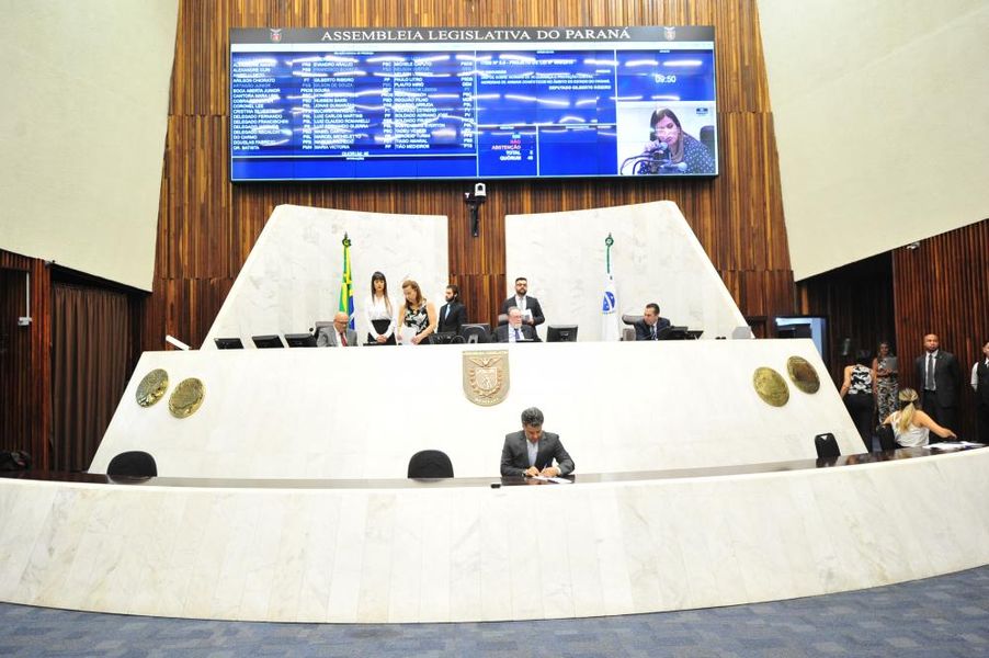 Sessão plenária do dia 3 de abril