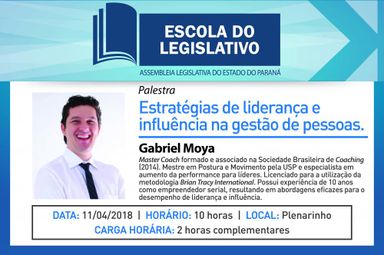 Escola do Legislativo promove palestra sobre estratégias de liderança