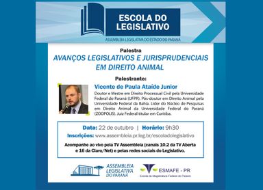 Especialista explica os avanços Legislativos em Direito Animal
