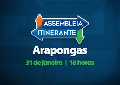 Assembleia Itinerante promove sessão especial em Arapongas nesta quarta-feira (31)