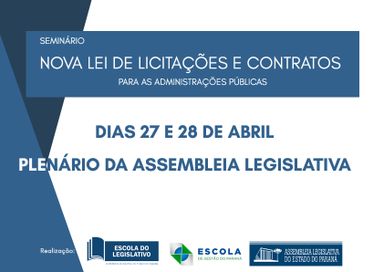 Seminário discute as alterações na lei de licitações e contratos no setor público