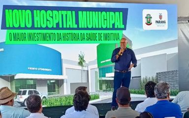 Hospital de Imbituva vai atender mais oito cidades do centro-sul do Paraná, destaca deputado Luiz Claudio Romanelli (PSD)