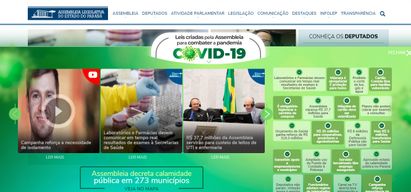 Site da Assembleia do Paraná ganha nova ferramenta com todas as leis aprovadas pelos deputados contra a Covid-19