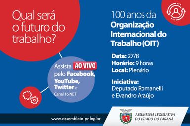 Inscrição para o Seminário dos 100 anos da OIT