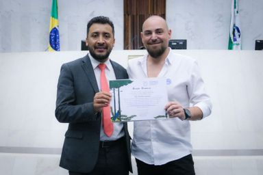 Empreendedor curitibano recebe Menção Honrosa do deputado Soldado Adriano José (PP)