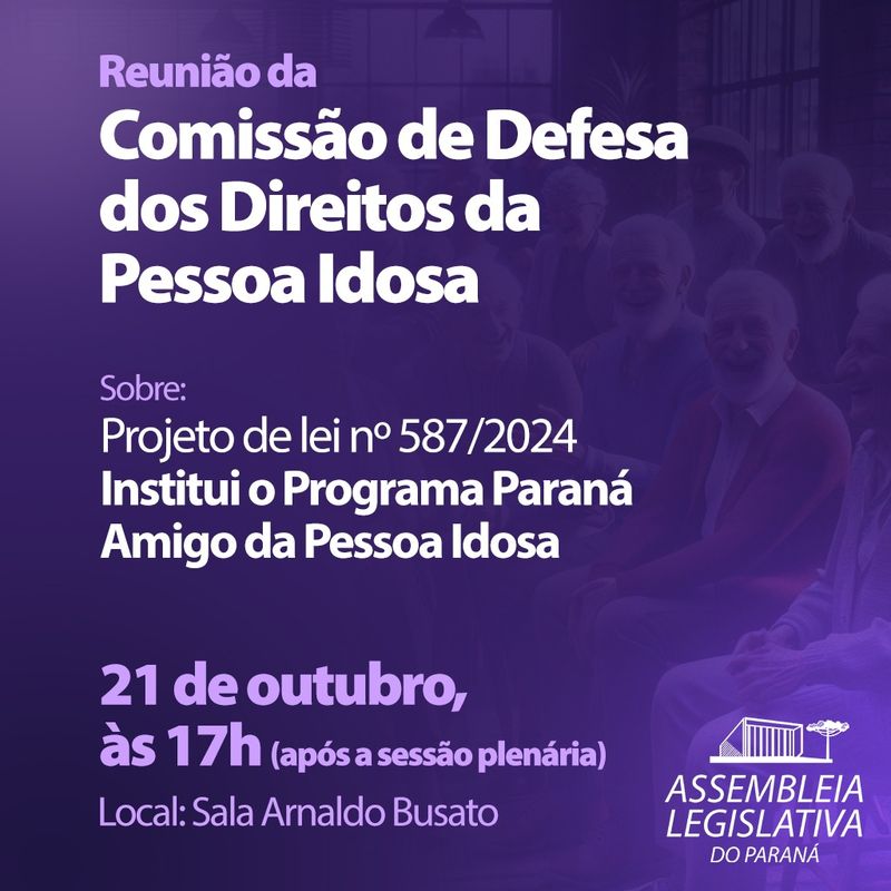 com idoso reunião