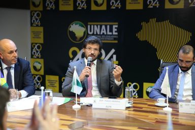 Deputado Tiago Amaral (PSD) participa em Brasília de reunião nacional de CCJs