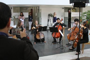 Músicos da Belas Artes se apresentam na Assembleia