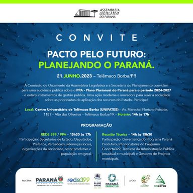 Telêmaco Borba recebe audiência para debater PPA e programas do Governo do Estado