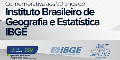Assembleia Legislativa celebra os 90 anos do IBGE em Sessão Solene na próxima terça-feira (26)