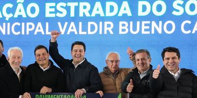 Deputado Moacyr Fadel (PSD) celebrar conquista histórica para o Socavão