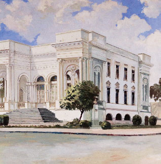 Ilustação do segundo prédio da ALEP (1945 - 1963)