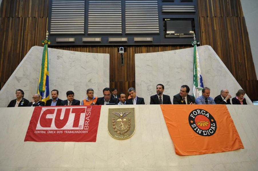 Audiência publica debate contratação de terceirizados nos serviços público e privado. Fotos: Sandro Nascimento (Alep / crédito obrigatório)