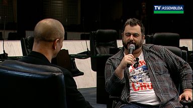 Arte & Cultura na Assembleia entrevista Fábio Elias, vocalista e guitarrista da Relespública
