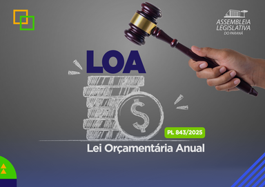 Lei Orçamentária Anual para 2026 já tramita na Assembleia Legislativa do Paraná