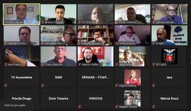 Saúde física e financeira dos trabalhadores em debate da Frente Parlamentar Contra Coronavírus