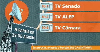 TV Assembleia tem novo número de sintonia a partir de sábado (29)