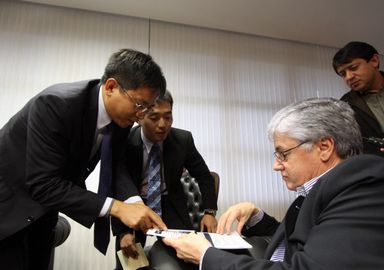 Presidente de grupo chinês do setor energético visita a Assembleia