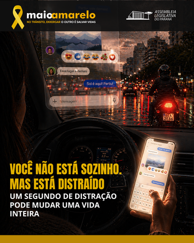 Assembleia Legislativa lança Maio Amarelo 2026 com foco na proteção dos motociclistas