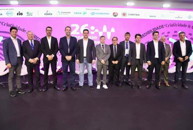 Deputado Alexandre Curi (PSD) representa a Assembleia no 26º Congresso Paranaense de Rádio e TV, em Foz do Iguaçu