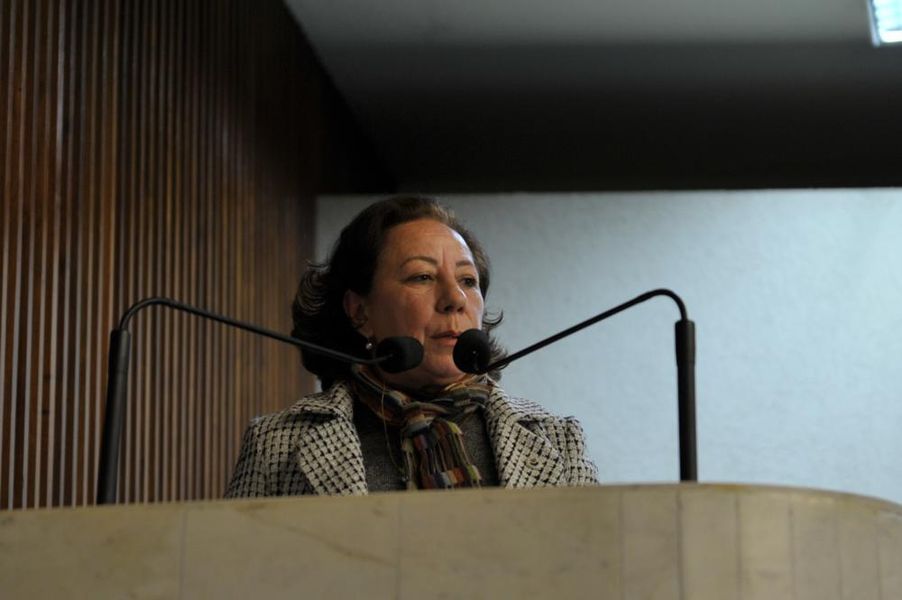Presidente da Federação das APAEs do Paraná (FEAPAEs/PR), professora Neuza Soares de Sá.