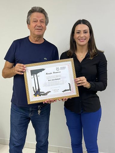 Deputada Mabel Canto (PSDB) entrega menção honrosa a empresário de Imbituva