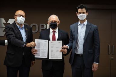 Convênio permitirá que a Assembleia Legislativa economize mais de R$ 730 mil em energia elétrica nos próximos anos