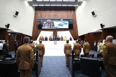 Assembleia Legislativa celebra os 97 anos da Casa Militar do Paraná