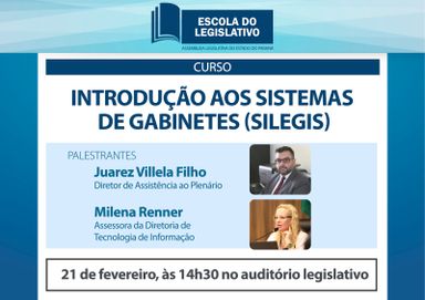 Escola do Legislativo inicia as atividades de 2024 com capacitação de servidores para o Sistema de Gabinetes (SiLEGIS)